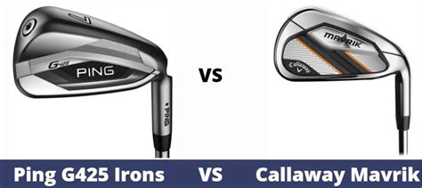 Prior to this club the MacGregor m565 <strong>irons</strong> were my favorite <strong>irons</strong>. . Callaway mavrik vs ping g425 irons